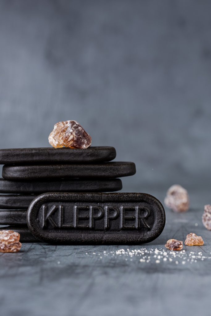 zoete drop van klepper en klepper